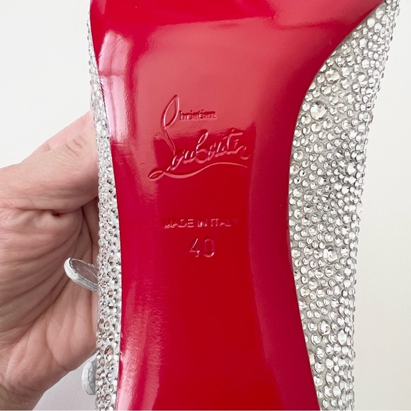 CHRISTIAN LOUBOUTIN | Miss Jane Strass Crystal Embellished Bridal Wedding Pump - Picture 15 of 16